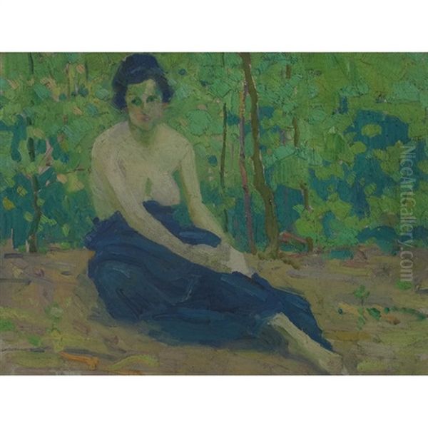 Nude In Woods - view 1
