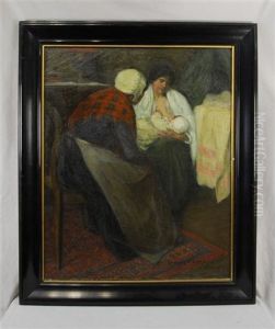 Mother Feeding Her Child by Frederick F. Fursman