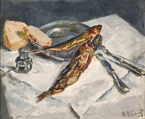 Still Life With Fish And Cutlery - view 1