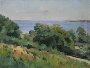 By The Kiel Fjord by Julius Furst