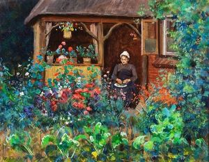 Im Bauerngarten by Julius Furst
