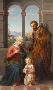 Die Heilige Familie by Max Fuerst