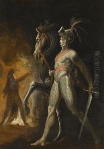 The Meeting Of Sir Huon Of Bordeaux And Scherasmin In The Libanon Cave, From Wieland"s Oberon