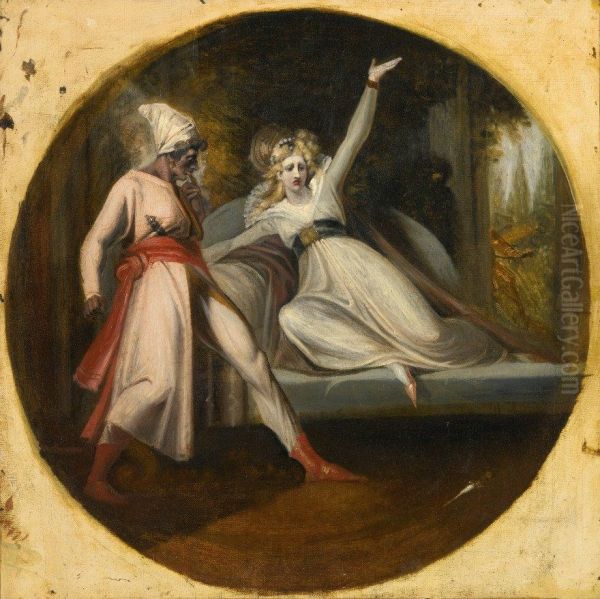 Leonore Discovering The Dagger Left By Alonzo - view 1