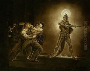 Hamlet, Horatio, Marcellus And The Ghost