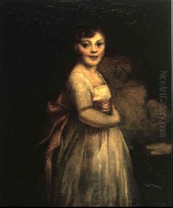 Portrait Of A Young Girl With Pink Bow
