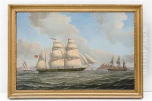 The Mary Hamilton Under Sail On The Clyde
