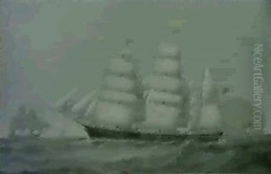 "undaunted" Passing The Bass Rock by Samuel Holburn Fyfe