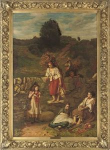 The Faggot Gatherers by William Baxter Collier Fyfe