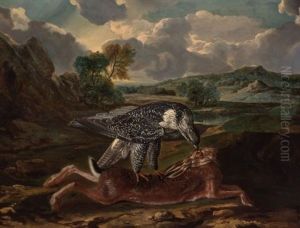 A Falcon Attacking A Hare by Jan Fyt