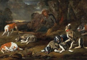 Landscape With A Hunter And Dogs