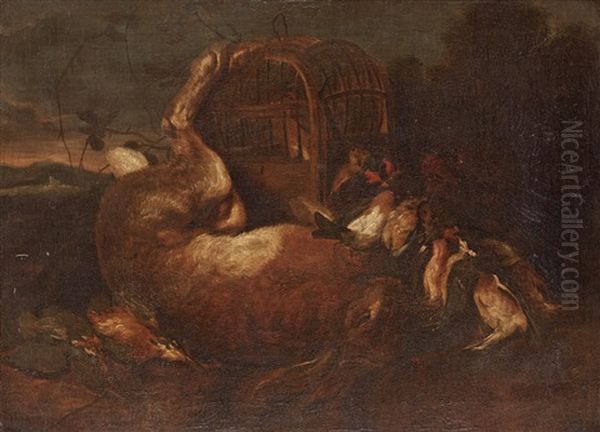 Still Life With Hare And Birds - view 1