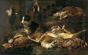 Bodegon De Caza Con Perros by Jan Fyt