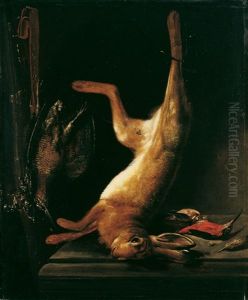 Jagdstillleben Mit Fruchten Und Erlegtem Wild (+ Another, Similar; 2 Works) Jagdstillleben Mit Fruchten Und Erlegtem Wild (+ Another, Similar; 2 Works)