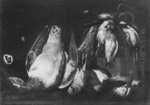 Jagdstilleben Mit Erlegten Vogel by Jan Fyt