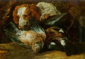 A Spaniel With Game by Jan Fyt