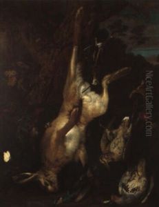 Perdrix, Becasse Et Lievre by Jan Fyt