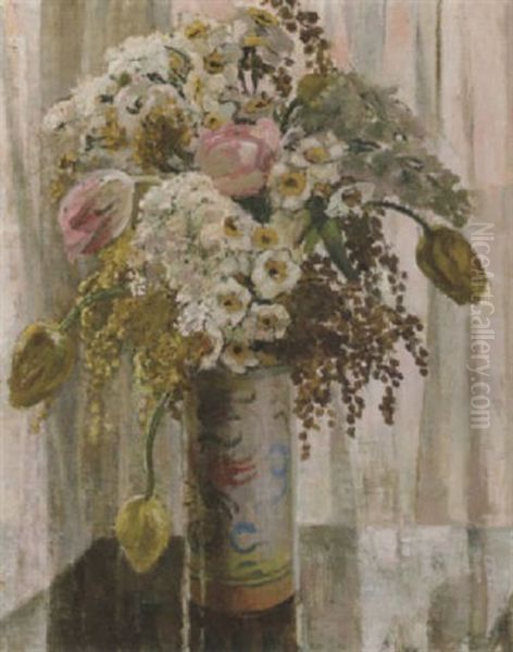Tulips And Acacia - view 1