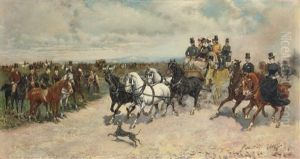Return From The Capannelle by Giuseppe Gabani