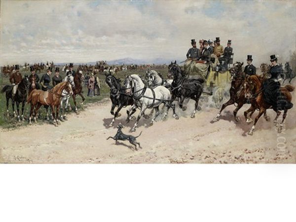 The Return From Capannelle, Rome - view 1