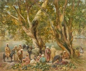 Displaying The Watermelons
