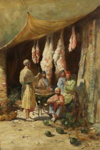 The Butcher's Stall by Georgy Gabashvili