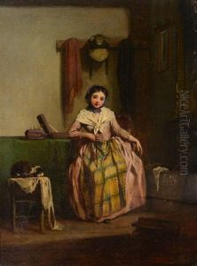 My New Dress And Companion by Nicholas Edward Gabe