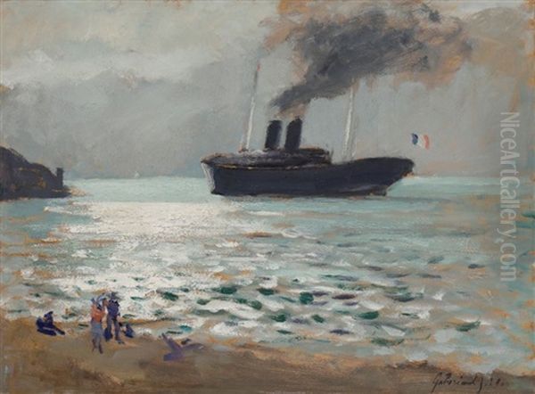Le Depart Du Steamer - view 1