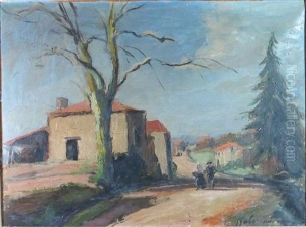 Chemin De Village En Hiver - view 1
