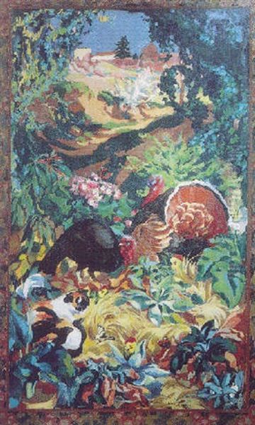 Animaux Sur Fond De Paysage - view 1