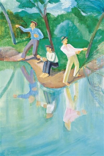 Fishermen (mirroring) - view 1