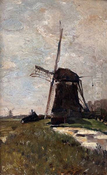 Molen In Een Landschap - view 1
