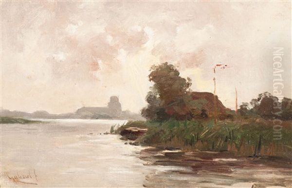 The Confluence Of Meuse And Waal Rivers, Woudrichem - view 1