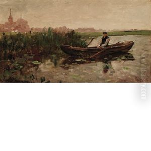 Fisherman In The Polder, Circa thumbnail