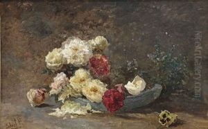 Bloemenweelde: A Bouquet Of Wild Roses by Paul Joseph Constantine Gabriel