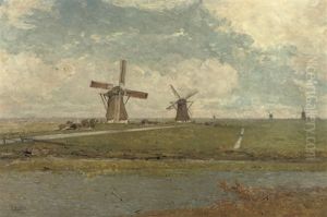 Les Moulins D'overschie by Paul Joseph Constantine Gabriel