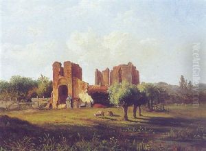 Ruine Van Brederode by Paul Joseph Constantine Gabriel