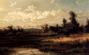 A River Landscape A River Landscape