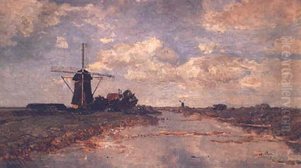 "de Winkel," The Mill Near Abcoude - view 1