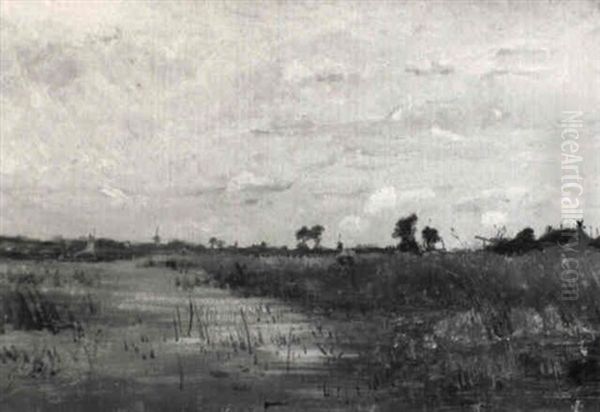 Windmills In An Extensive Landscape - view 1