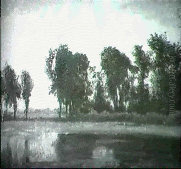 Wooded River Landscape - view 1