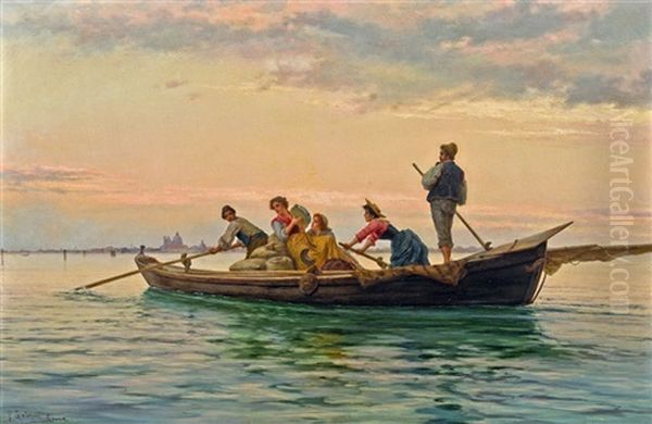 Fischerboot Vor Venedig - view 1