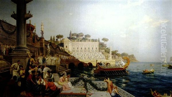 L'arrivee De L'empereur Et De L'imperatrice De Rome - view 1