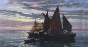 Venezia, Pescatori E Barche In Laguna Venezia, Pescatori E Barche In Laguna