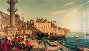 A Presentation To The Emperor And Empress Of Rome