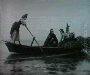Boating In The Lagoon by Pietro Gabrini