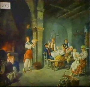 The Birthday Feast by Pietro Gabrini