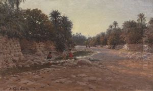 Dans L'oued, Sud Algerien