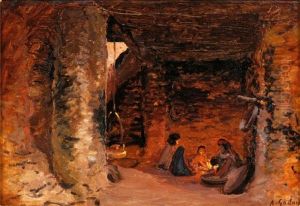 Famille Autour Du Feu
