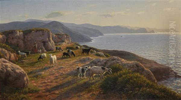 Troupeau Devant La Mer - view 1